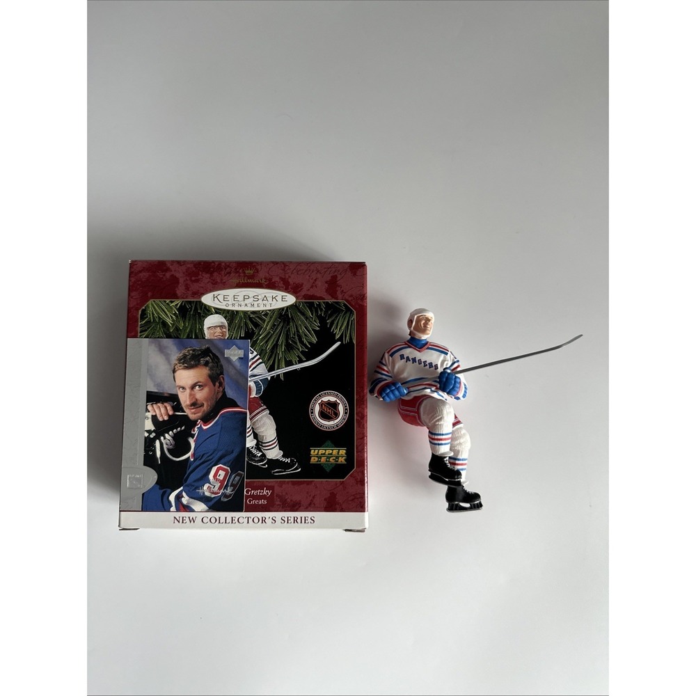 Vintage Hallmark Keepsake Ornament Hockey Greats‎ Wayne Gretzky RANGERS NHL NIB